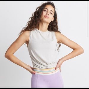 Marine Layer Amira Sport Tank in Oatmeal Large